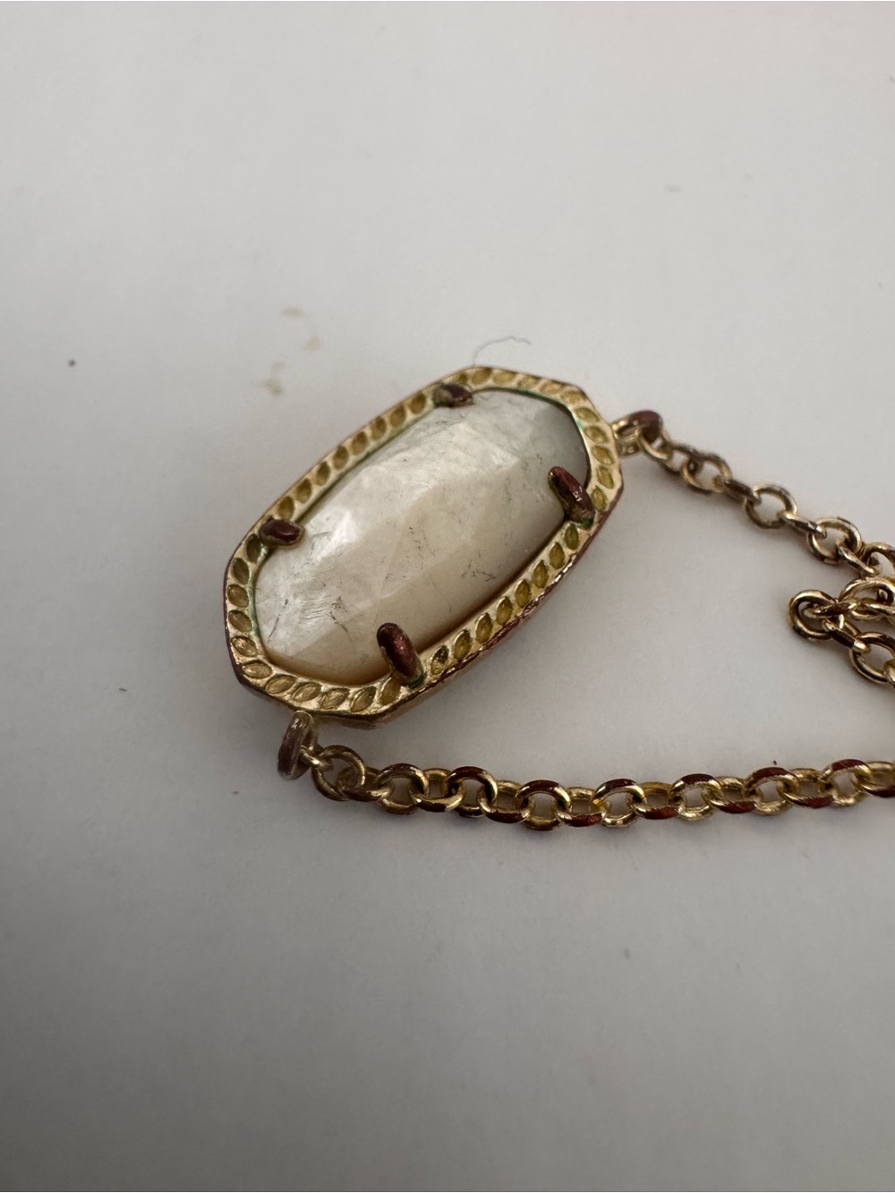 Kendra Scott Rose Gold Tone Oval Pendant Necklace - Picture 7 of 9